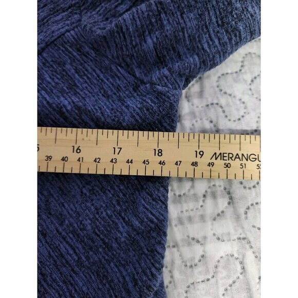 Cut Loose Womens Long Sleeve Swing Top Tidal Blue Small - Picture 4 of 6